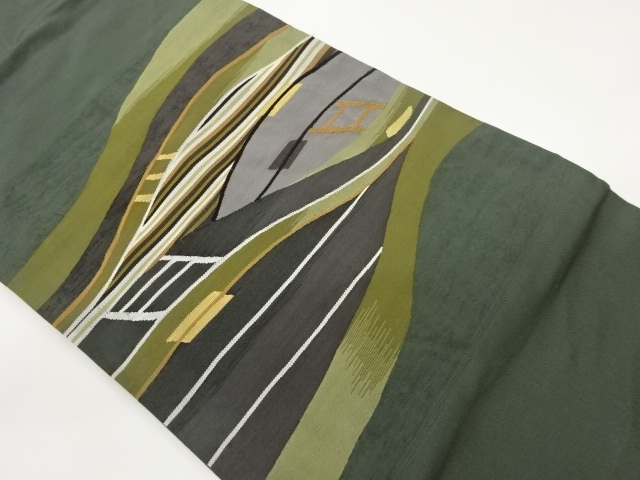 JAPANESE NAGOYA OBI / WOVEN ABSTRACT